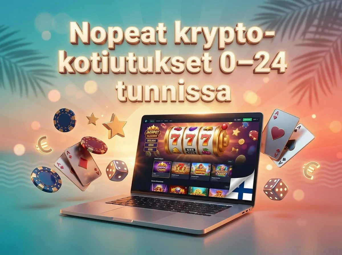 Nopeat krypto-kotiutukset0–24 tunnissa
